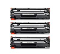 DEFIYAN Compatible Toner Carrier Replacement Compatible With P1002 P1003 P1004 P1005 P1006 P1009 Black With Chip Model 435A 435 35a CB435A(3pcs-Black)
