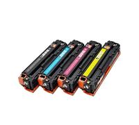 DEFIYAN Compatible Toner Cartridge CB540A CB541A CB542A CB543A Compatible With 1215 CP1215 CP1515n CP1518ni CM1312 125A(1SET)