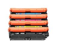 DEFIYAN Compatible Toner Cartridge Compatible With 651A CE340A CE341A CE342A CE343A Compatible With MFP M775 M775D Enterprise 700 MFP M775DN M775F M775Z(651A CE342A-4color)