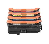 DEFIYAN Compatible Toner Cartridge Compatible With CE250A 504A Compatible With Color CP3525 CP3525n CP3525X CM3530 CM3530fs(504A CE250A-4color)