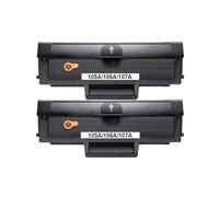 DEFIYAN Compatible Toner Cartridge W1105A W1106A W1107A Compatible With Laser 107a 107w MFP 135w MFP 135a MFP 137fnw No Chip(2 PCS)