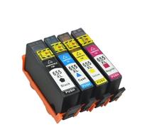 DEFIYAN DAT 4PCS Ink Cartridge Compatible With 655 655 XL Compatible With Printer Models 3525 4615 4625 5525 6520 6525 6625 CZ109AE CZ110