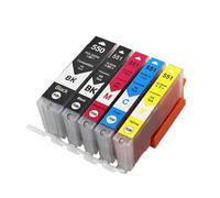 DEFIYAN DAT 5PK Ink Cartridge Compatible With PGI550 CLI551 Compatible With IP7250 MG5450 MX925 MG5550 MG6450 MG5650 MG6650 MX725