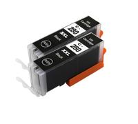 DEFIYAN Datasonic PGI-280 XXL CLI-281 XXL Ink Cartridge Compatible With TS8120 TS9120 TS9520 T9521(PGI-280BK-2PCS)