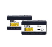 DEFIYAN DMYON Compatible Ink Cartridge Compatible With 952XL Compatible With Officejet Pro 7740 8210 8702 8710 8720 8725 8730 8740 Printers(2pcs Black)