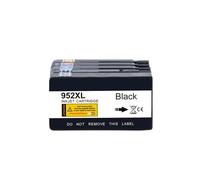DEFIYAN DMYON Compatible Ink Cartridge Compatible With 952XL Compatible With Officejet Pro 7740 8210 8702 8710 8720 8725 8730 8740 Printers(1 Set)