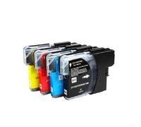 DEFIYAN Einkshop 4Pcs Compatible LC980 LC1100 LC61 Ink Cartridge Compatible With DCP Series Printers DCP195C DCP197C DCP365CN DCP373CW DCP535CN DCP585C DCP585CW