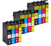 DEFIYAN Einkshop Compatible Ink Cartridge Set Compatible With XP Series Models XP-212 XP-215 XP-312 XP-412 XP-415 XP-202 XP-102 XP-302 XP-405 XP-205 XP-305(3SET)