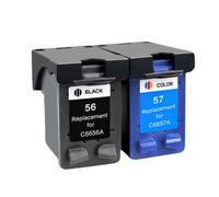 DEFIYAN Einkshop Compatible Ink Cartridges Compatible With 56 57 Replacement Compatible With HP56xl 57 Compatible With PSC 1315 1350 2110 2175 2210 2410m 450 5150 5550 5650