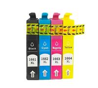 DEFIYAN Einkshop T1661 Ink Cartridges Set Compatible With T1661 T1662 T1663 T1664 Compatible With ME-10 101 ME-10 ME-101