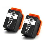 DEFIYAN Einkshop T202XL 202XL Compatible Ink Cartridges Compatible With Expression XP6100 XP6105 XP6005 XP6000 Printers(2Black)