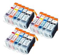 DEFIYAN EinkshopPGI-5 5BK CLI-8 4color Compatible Ink Cartridge Compatible With IX4000 IX5000 IP3300 IP3500 MP510 MP520 MP520X MX700 Compatible Use(3SET)