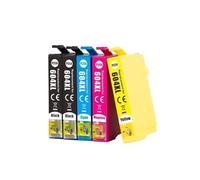 DEFIYAN EU 604XL T604 T604XL Compatible Ink Cartridge Compatible With XP-4205 WF-2910DWF WF-2930DWF WF-2935DWF Printers(2BK-1C-1M-1Y)