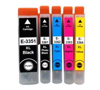 DEFIYAN EU Compatible Ink Cartridge Set Compatible With 33XL 33 T3351 T3361 Expression XP 530 540 630 640 635 645 830 900 Printers(T3351-T3364 1set)