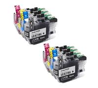 DEFIYAN European Compatible Ink Cartridge Set LC421XL LC421 421XL Compatible With DCP-J1050DW MFC-J1010DW DCP-J1140DW Printers 1 To 5 Pack(LC421XL-4Color 2set)