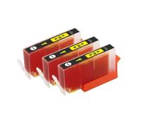 DEFIYAN H-178 Compatible Ink Cartridge Compatible With Models C6380 C6300 C5300 C5380 D5460 D5400 D5510 D5520 B109a B110a 3520 4620 HP178 XL 178XL(YELLOW X 3)