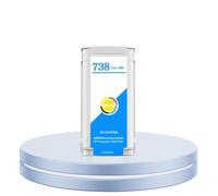 DEFIYAN HW Compatible Ink Cartridge 300ML Compatible With DesignJet T850 T950 Printer Full Pigment Ink With Stable Chip(HP738 -C-130ML)