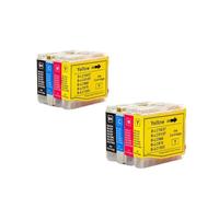DEFIYAN Ink Cartridge Compatible With DCP Series DCP-130C DCP-135C DCP-150C DCP-153C DCP-155C DCP-157C Models LC10 LC37 LC51 LC57 LC960 LC970 LC1000(2set 8colors)