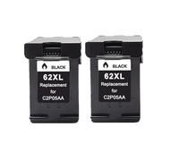 DEFIYAN Ink Cartridge Replacement 62XL Compatible With 62 Series Compatible With OfficeJet 200 5540 5740 5542 7640 Printers(2PCS BK)