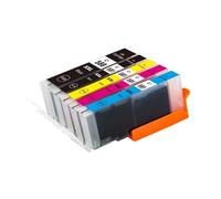 DEFIYAN Ink Cartridge Replacement Compatible With PGI-580XXL CLI-581XXL Compatible With TS8150 TS8151 TS8152 TS9150 TS9155 TS6250 TS8250 TS8251 Printers(5PCS 1SET)