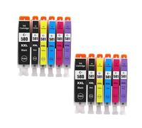 DEFIYAN Ink Cartridge Replacement Compatible With PGI-580XXL CLI-581XXL Compatible With TS8150 TS8151 TS8152 TS9150 TS9155 TS6250 TS8250 TS8251 Printers(12PCS 2SET)