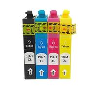 DEFIYAN Ink Cartridge T1971 T1962 T1963 T1964 Compatible With Various Printers Including XP101 XP201 XP211 XP401 XP204 XP104 XP214 XP411 WF2532(1 SET(4PC))