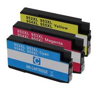 DEFIYAN Ink Cartridges 952XL 953XL 954XL 955XL Compatible With Various OfficeJet Pro Printers Models(CMY(1 FOR EACH))
