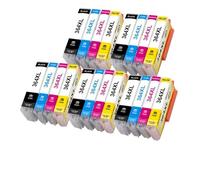 DEFIYAN INKARENA 5Set 364XL Compatible Ink Cartridge Compatible With Photosmart 5510 5515 6510 7510 B8550 C5324 C5380 C6324 C6380 D5460 B010(5 Set)