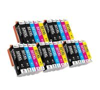 DEFIYAN INKARENA 5set 520XL PGI 520 CLI 521 Ink Cartridge Compatible With IP3600 MP550 MP560 MP620 MP630 MP640 MX860 MX870 Printers(PGI 520 CLI 521 5Set)