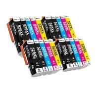 DEFIYAN INKARENA Compatible Ink Cartridge Compatible With PGI525 CLI526 PGI 525XL CLI 526XL Compatible With MG5100 MG5120 IX6500 IX6550 MX715 MX882(PGI 525 CLI 526 4Set)