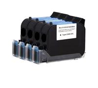 DEFIYAN JS12 Compatible Eco Solvent Ink Cartridge Compatible With Handheld Online Inkjet Printer Fast Drying 12.7mm Adhesion(1 Black Cartridges)