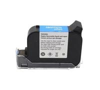DEFIYAN JS12 Ink Cartridge Replacement Compatible With Handheld Thermal Inkjet Printers Fast Dry Eco Solvent Ink Compatible With JS12 JS12M JS12M 600DPI 12.7mm(JS12-Invisibility)