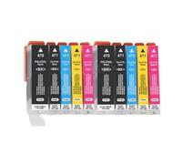 DEFIYAN KMCYinks 1-5Set PGI470 CLI471 PGI-470XL CLI-471XL Ink Cartridge Compatible With TS5040 TS6040 TS8040 TS9040 MG5740 Printers(2Set)