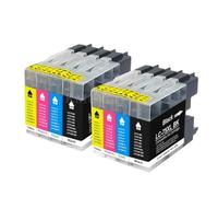 DEFIYAN KMCYinks 75 Ink Cartridge Compatible With Inkjet Printers MFC-J6910CDW J6710CDW Models LC12 LC40 LC71 LC73 LC75 LC400 LC1220 LC1240(2Set)