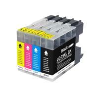 DEFIYAN KMCYinks 75 Ink Cartridge Compatible With Inkjet Printers MFC-J6910CDW J6710CDW Models LC12 LC40 LC71 LC73 LC75 LC400 LC1220 LC1240(1Set)