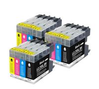 DEFIYAN KMCYinks 75 Ink Cartridge Compatible With Inkjet Printers MFC-J6910CDW J6710CDW Models LC12 LC40 LC71 LC73 LC75 LC400 LC1220 LC1240(3Set)