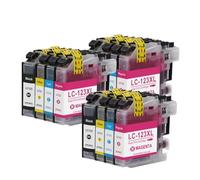 DEFIYAN KMCYinks Compatible Ink Cartridge Compatible With LC123 Compatible With MFC-J4510DW MFC-J4610DW MFC-J4410DW MFC-J4710DW(3Set)