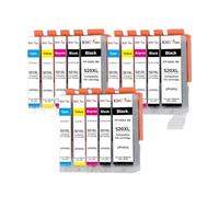 DEFIYAN KMCYinks PGI-520 CLI-521 XL Ink Cartridge Compatible With IP3600 IP4600 IP4700 MP540 MP550 MP560 MP620 MP630 MP640 Printers(3Set)