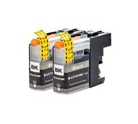 DEFIYAN LC101 LC103 XL Ink Cartridge Compatible With DCP-J152W MFC-J245 MFC-J285DW MFC-J4610DW MFC-J4710DW J450DW J475DW J470DW Printers(2 black)
