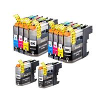 DEFIYAN LC221 LC223 Compatible Ink Cartridge Compatible With MFC-J4420DW J4620DW J4625DW J5320DW(2 sets add 2bk)