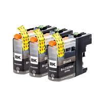 DEFIYAN LC221 LC223 Compatible Ink Cartridge Compatible With MFC-J4420DW J4620DW J4625DW J5320DW(3pcs Black)