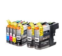 DEFIYAN LC221 LC223 Compatible Ink Cartridge Compatible With MFC-J4420DW J4620DW J4625DW J5320DW(One set add 2BK)