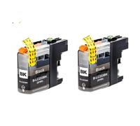 DEFIYAN LC223 BK/C/M/Y Compatible Ink Cartridge Compatible With DCP-J562DW J4120DW MFC-J480DW J680DW J880DW J4620DW J5720DW J5320DW(2pcs Black)