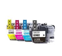 DEFIYAN LC402 Compatible Ink Cartridge Compatible With MFCJ5340DW MFCJ6740DW MFCJ6540DW MFCJ6940DW Printers(One set 4colors)
