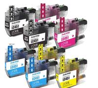 DEFIYAN LC451 Standard Capacity Ink Cartridge Compatible With MFC-J1010DW DCP-J1050DW DCP-J1140(2set)