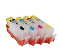 DEFIYAN OYfame 4PCS Compatible Ink Cartridge Set Compatible With 564 564XL With ARC Chip Compatible With Inkjet Printers 3070A 3520 3522