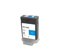 DEFIYAN PFI-102 Compatible Color Ink Jet Cartridge Compatible With IPF500 IPF510 IPF610 IPF700 IPF710 Printers(1pcs C)