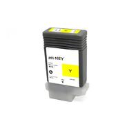 DEFIYAN PFI-102 Compatible Color Ink Jet Cartridge Compatible With IPF500 IPF510 IPF610 IPF700 IPF710 Printers(1pcs Y)