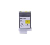 DEFIYAN PFI-120 PFI120 Ink Cartridge And Chip With Pigment Ink Compatible Compatible With TM-200 TM200 TM-205 TM-300 TM-305 TM300 130ML Per Unit(1PC Y)