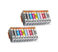 DEFIYAN PFI-300 PFI300 Color Compatible Ink Cartridge Compatible With ImagePROGRAF PRO-300 Printer(2 SET 20COLORS)